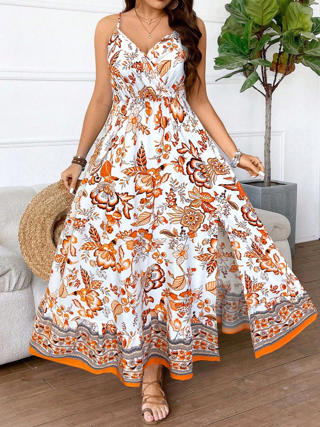 Vestido Longo Estampado Elis